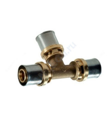 Тройник переходной МП латунь пресс RM151 Дн 40х32х32 Giacomini RM151Y148