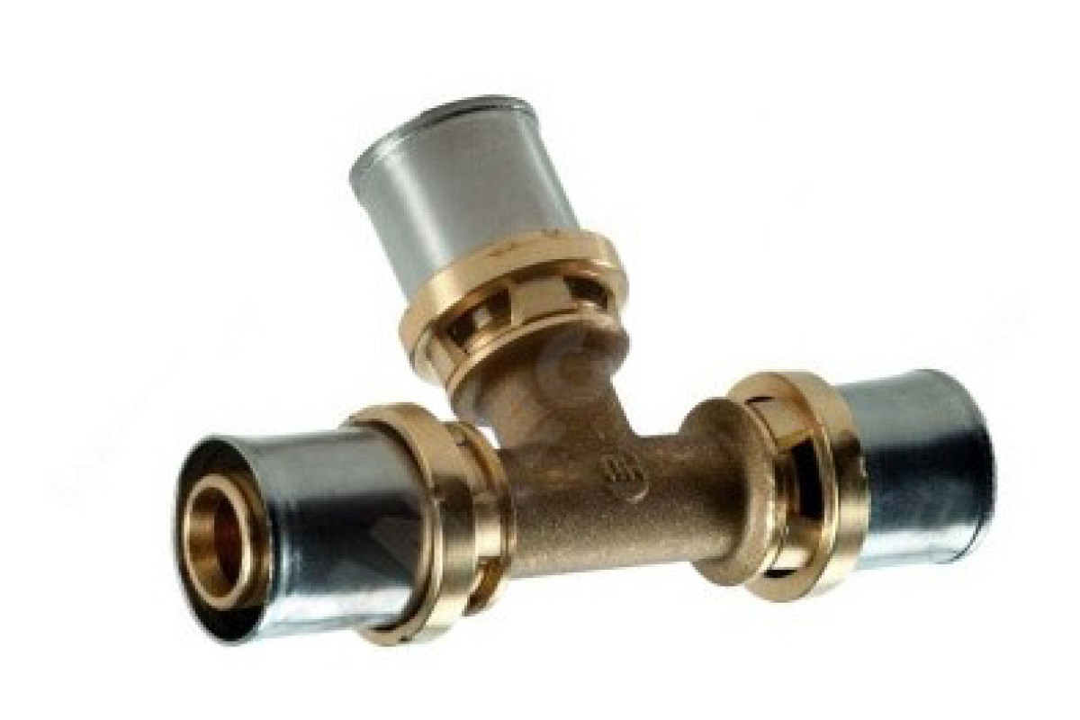 Тройник переходной МП латунь пресс RM151 Дн 63х40х63 Giacomini RM151Y168