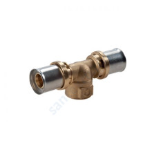 Тройник МП латунь пресс RM153 Дн 16х1/2"х16 НР Giacomini RM153Y033