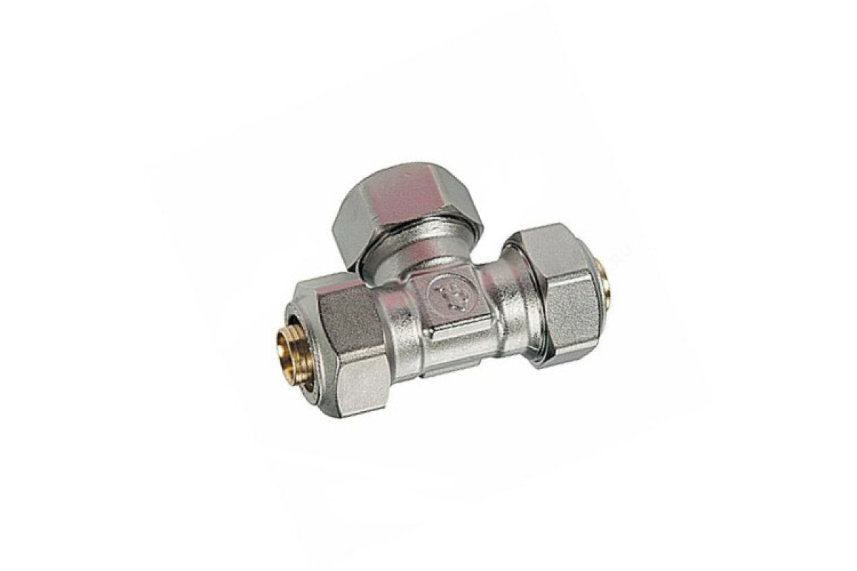 Тройник переходной МП латунь обжим R565AM Дн 20х20х16 Giacomini R565MX055