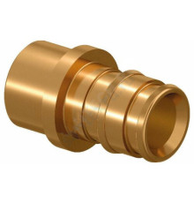 Муфта переходная для PE-X латунь Q&E Дн 20х22 пресс Uponor 1008736