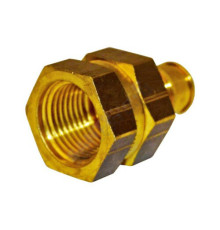 Муфта для PE-X латунь Q&E Дн 20х3/4" ВР Uponor 1023011 (1008746)