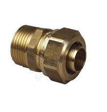 Муфта для PE-X латунь FPL-X Дн 18х2,5х1" Uponor 1034012 (1044493)