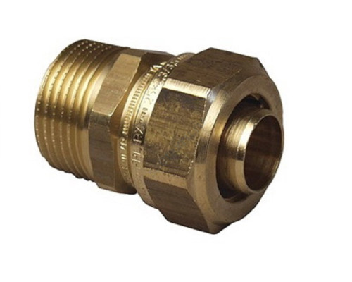 Муфта для PE-X латунь FPL-X Дн 18х2,5х1" Uponor 1034012 (1044493)