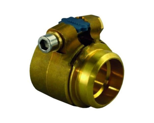 Муфта зажимная для PE-X латунь Wipex Дн 32х2,9х1" НР Ру6 Uponor 1018329