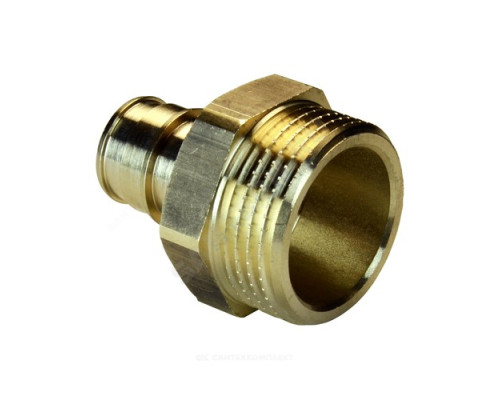 Муфта для PE-X латунь Дн 25х1/2" ВР РОС 4821484