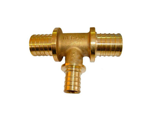 Тройник переходной для PE-X латунь RAUTITAN MX Дн 50х40х50 Rehau 11370891001