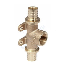 Тройник для PE-X бронза RAUTITAN RX+ Дн 20х1/2"х20 ВР с креплением Rehau 14562941001