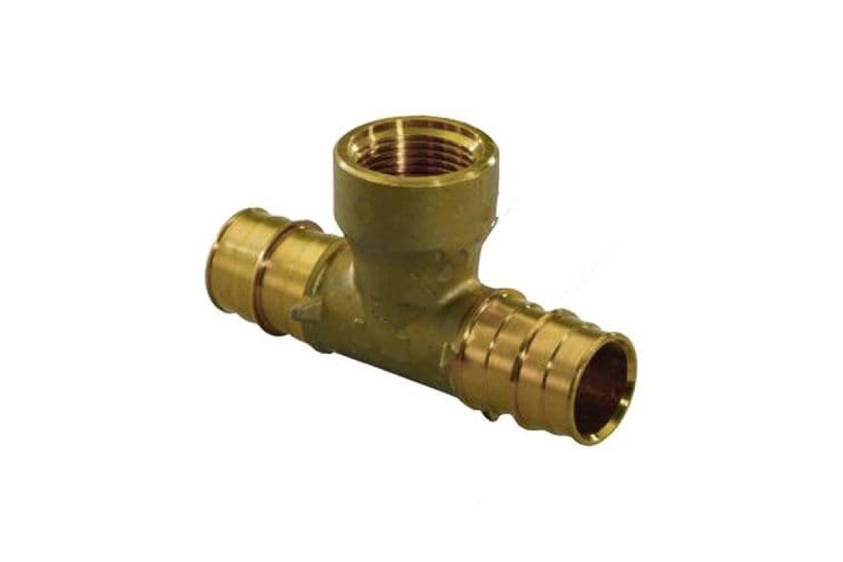 Тройник для PE-X латунь Q&E Дн 20х1/2"х20 ВР Uponor 1047886 (1008782)