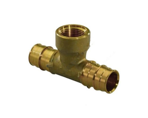 Тройник для PE-X латунь Q&E Дн 25х3/4"х25 ВР Uponor 1047888 (1025992)