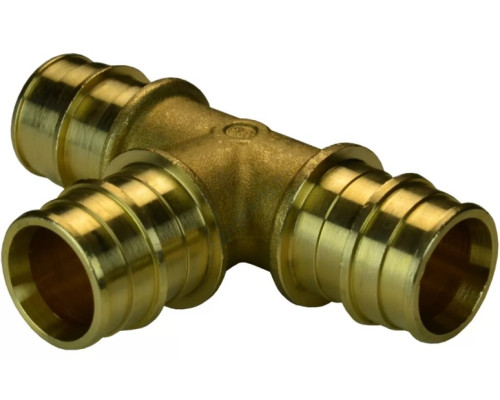 Тройник для PE-X латунь Дн 20 РОС