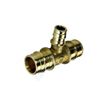 Тройник переходной для PE-X латунь Дн 16х20х16 РОС