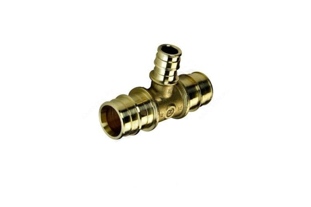 Тройник переходной для PE-X латунь Дн 32х25х32 РОС