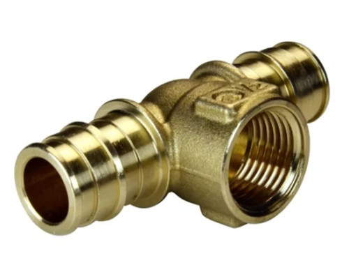 Тройник для PE-X латунь GX154 Дн 16х1/2"х16 ВР Giacomini GX154Y033