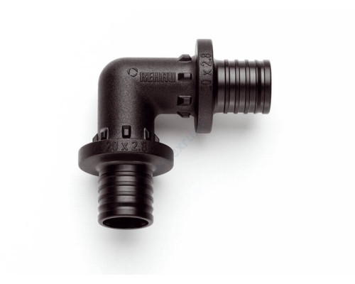 Угольник для PE-X PPSU RAUTITAN PX Дн 25х90гр Rehau 11600231001