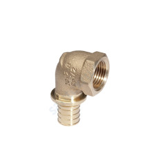 Угольник для PE-X бронза RAUTITAN RX Дн 16х3/4" ВР Rehau 13660951001 (11371241001)