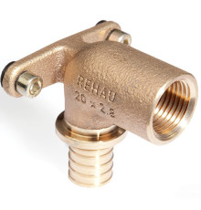 Водорозетка для PE-X бронза RAUTITAN RX Дн 16х1/2" НР Rehau 13661071001