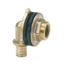 Водорозетка для PE-X бронза RAUTITAN RX Дн 16х1/2"х28 НР для ДСП Rehau 13661171001