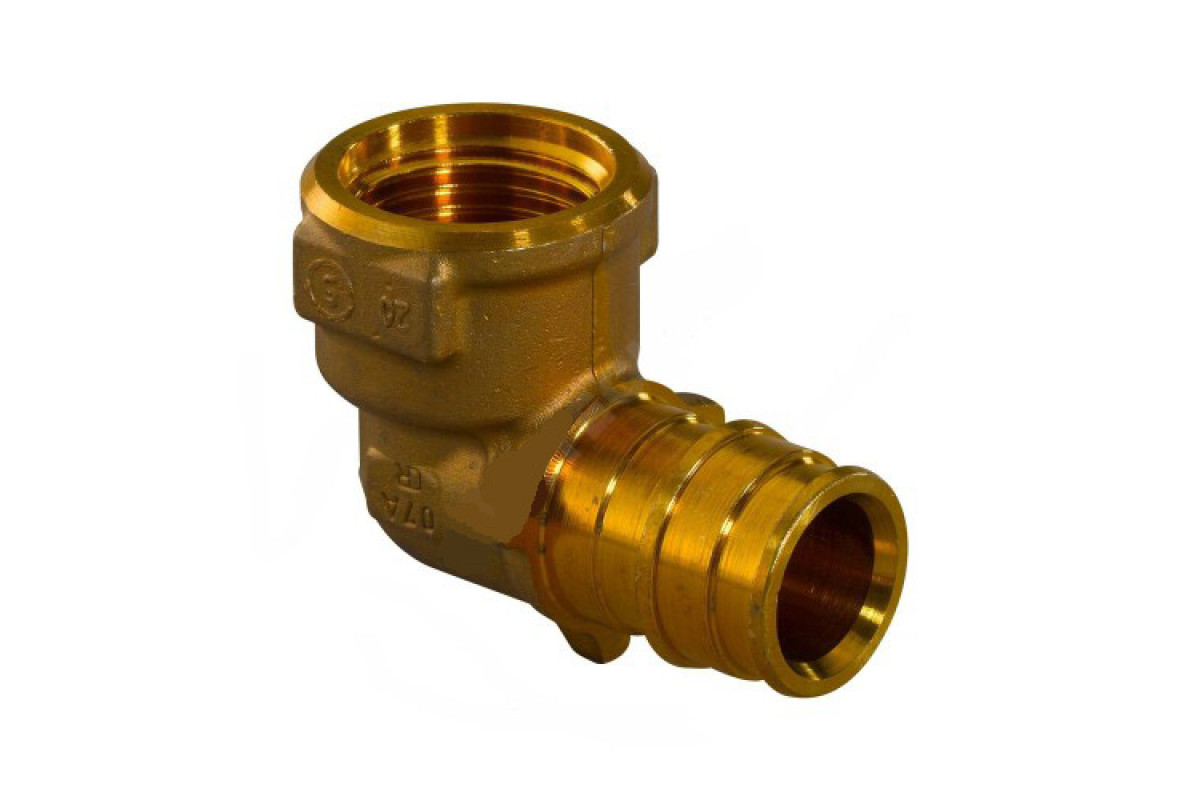 Угольник для PE-X латунь Q&E Дн 16х1/2" ВР Uponor 1023023 (1008772)