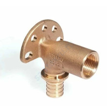 Водорозетка для PE-X бронза RAUTITAN RX Дн 20х1/2" ВР длинная L=59мм Rehau