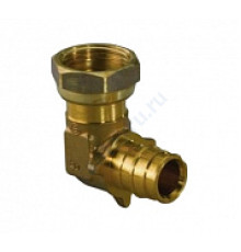 Угольник для PE-X латунь Q&E Дн 20х1/2" с накидной гайкой Uponor 1047880