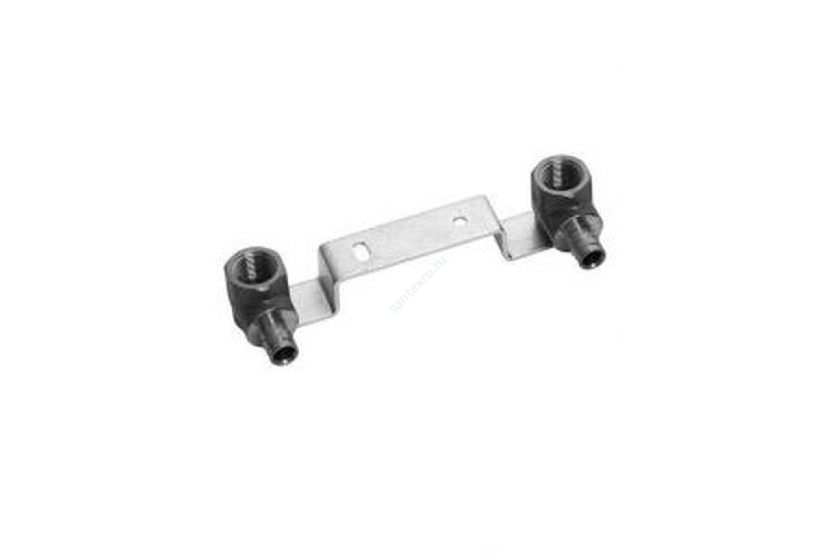 Водорозетка для PE-X латунь Smart Aqua Q&E Дн 16х1/2" ВР с монтажной планкой Uponor