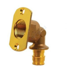 Водорозетка для PE-X латунь Smart Aqua Q&E Дн 16х1/2" ВР под настенную коробку UP Uponor