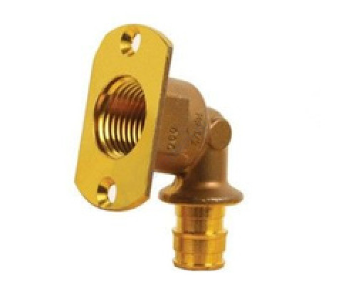 Водорозетка для PE-X латунь Smart Aqua Q&E Дн 16х1/2" ВР под настенную коробку UP Uponor