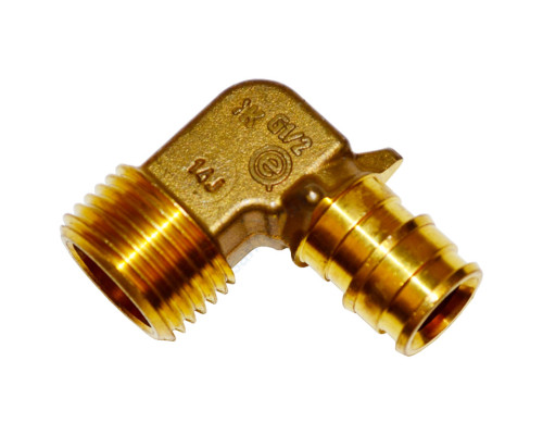 Угольник для PE-X латунь Q&E Дн 25х3/4" НР Uponor 1023022 (1025960)