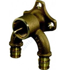 Водорозетка U-профиль проходная для PE-X латунь Smart Aqua Q&E Дн 16х1/2" ВР Uponor