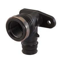 Водорозетка для PE-X PPSU Smart Aqua Q&E Дн 20х1/2" ВР с фланцем l=43мм Uponor