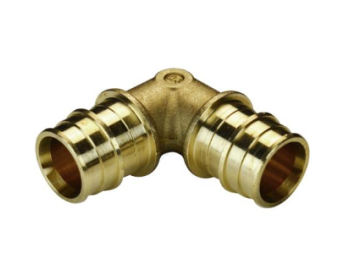 Угольник для PE-X латунь Дн 32х90гр РОС