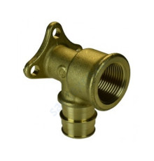 Водорозетка для PE-X латунь Дн 20х1/2" ВР с фланцем РОС