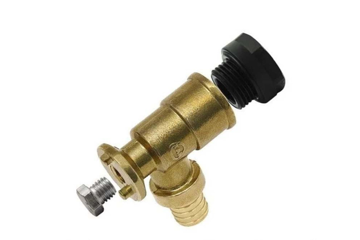 Водорозетка для PE-X латунь Дн 18х2,5х1/2" ВР KAN 9017.090