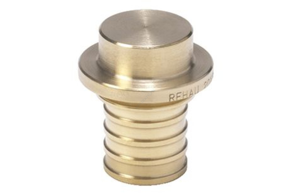 Заглушка для PE-X труб бронза RAUTITAN RX Дн 16 Ру10 Rehau