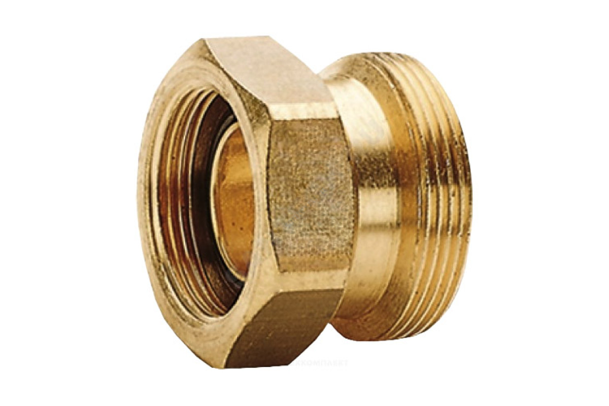 Переходник резьбовой хром R178R Дн 18х22 Giacomini R178RX012