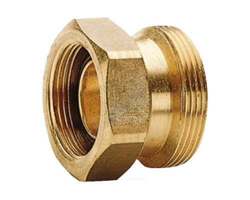 Переходник резьбовой хром R178R Дн 18х3/4" Giacomini R178RX013