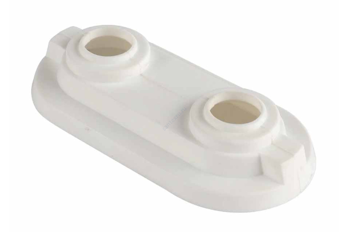 Накладка декоративная для подключения 2-х трубок 15мм Rehau