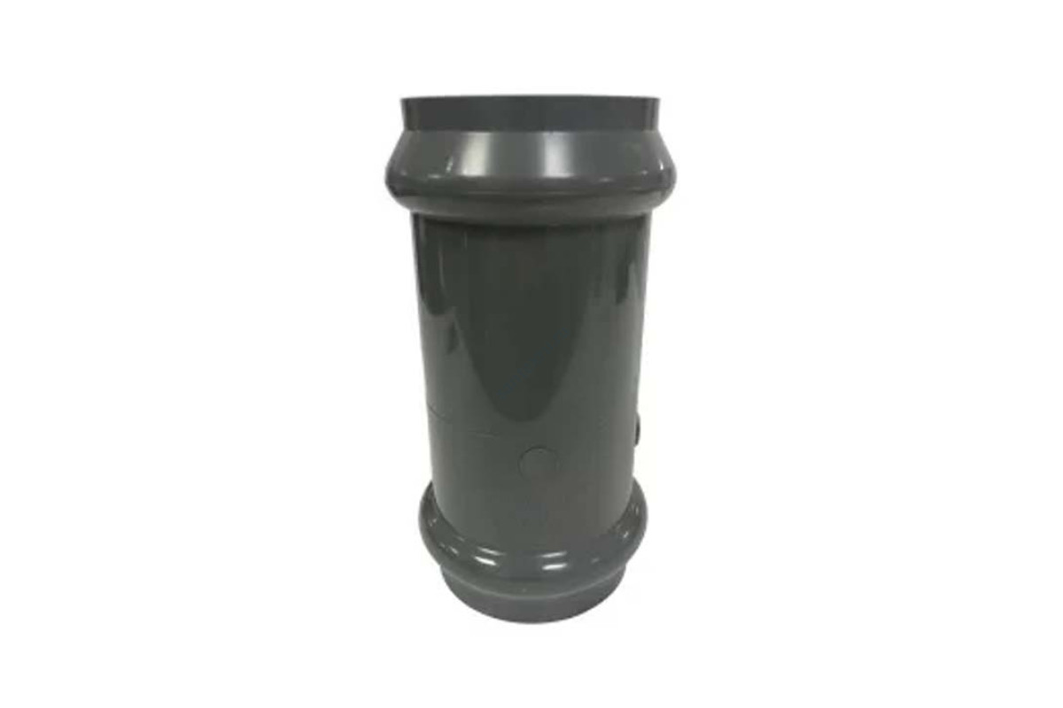 Муфта НПВХ серая SDR26 ремонтная Дн 110 Ру10 раструбная напорная в/к Aquaviva