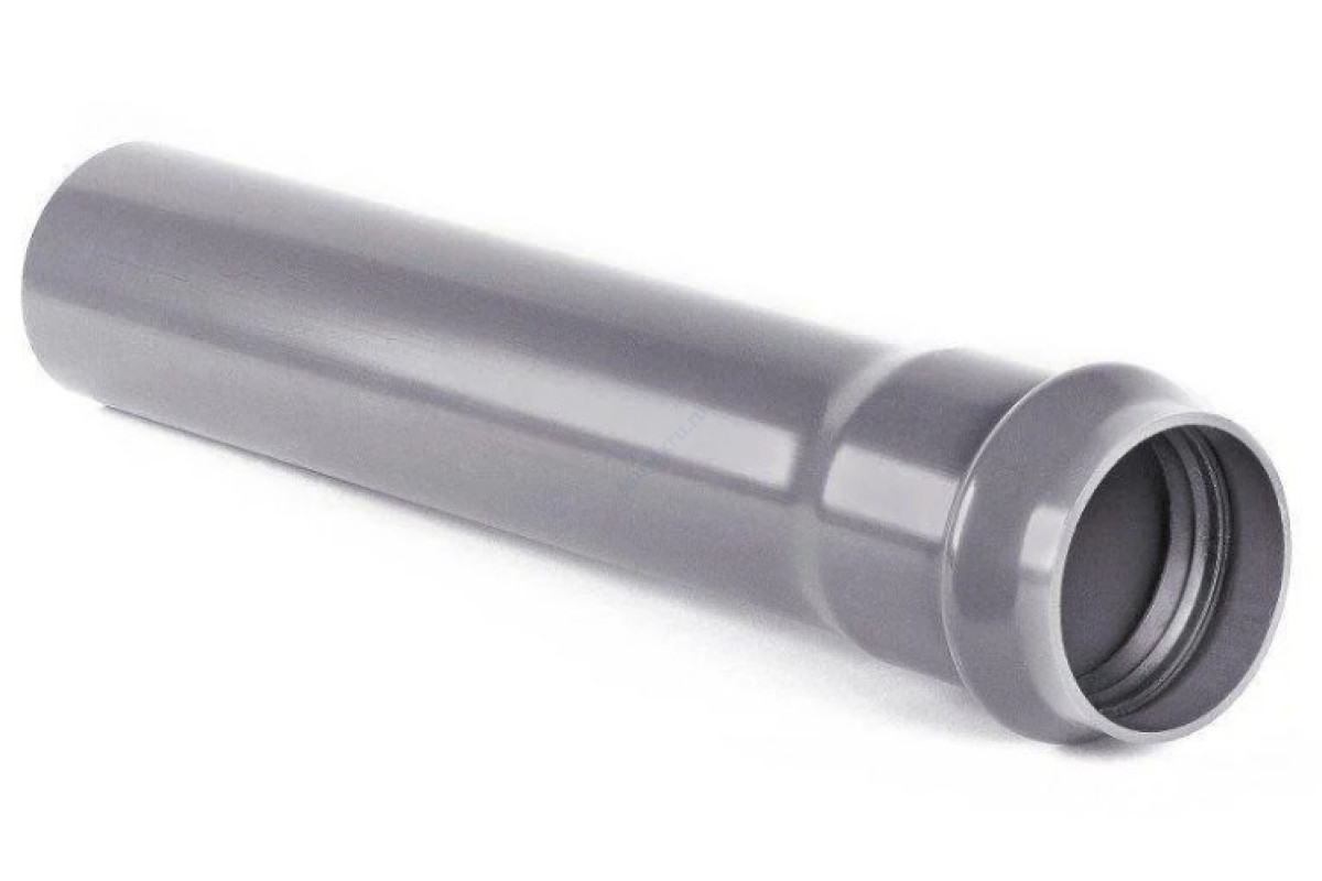 Труба НПВХ серая SDR26 Дн 160х6,2 Ру10 раструбная напорная L=6,14м ГОСТ Р 51613-2000 Aquaviva AQV6160062