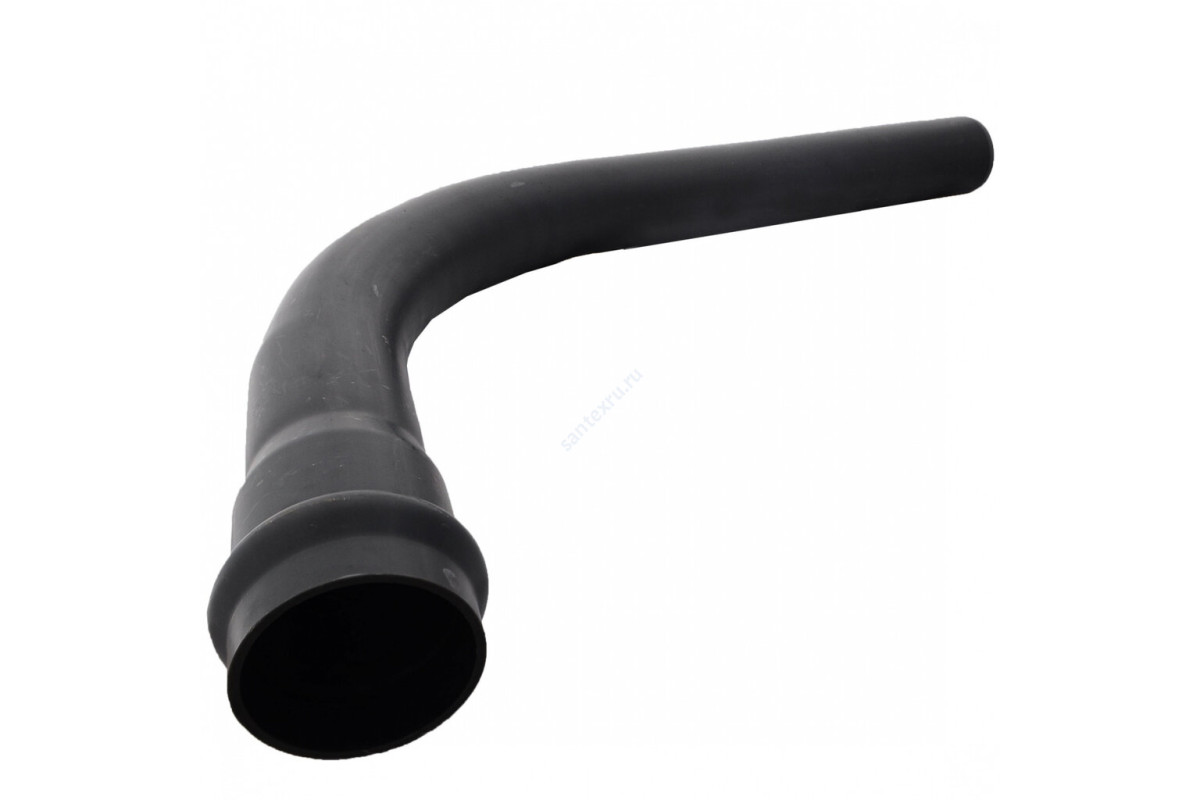 Отвод НПВХ серый SDR26 Дн 110х90гр Ру10 раструбный напорный L=1м в/к