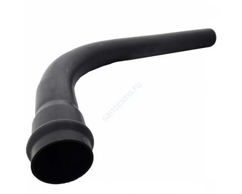 Отвод НПВХ серый SDR26 Дн 160х90гр Ру10 раструбный напорный L=1м в/к