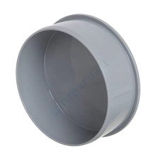Заглушка НПВХ серая под клеевое соед Дн 225 напорная