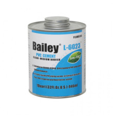 Клей для труб ПВХ 473 мл Bailey L-6023