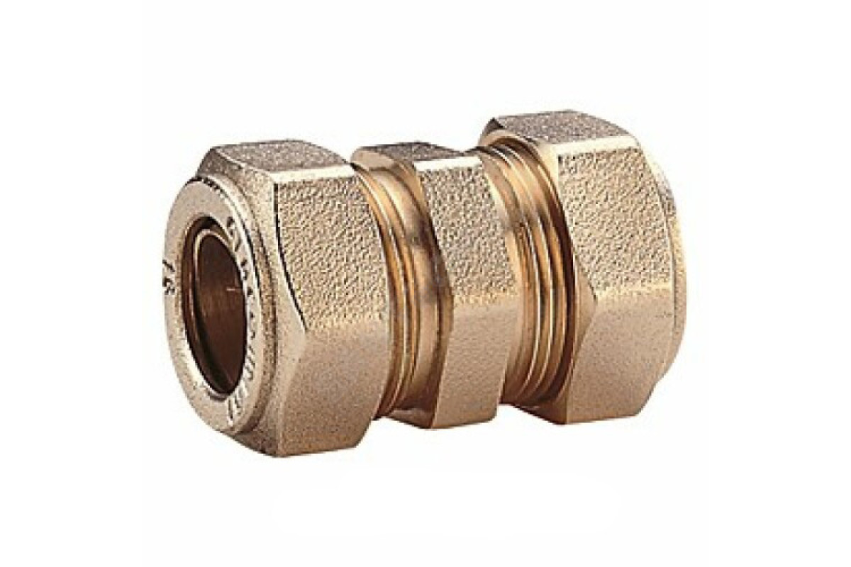 Муфта латунь Дн 22 обжим R560 Giacomini R560Y009