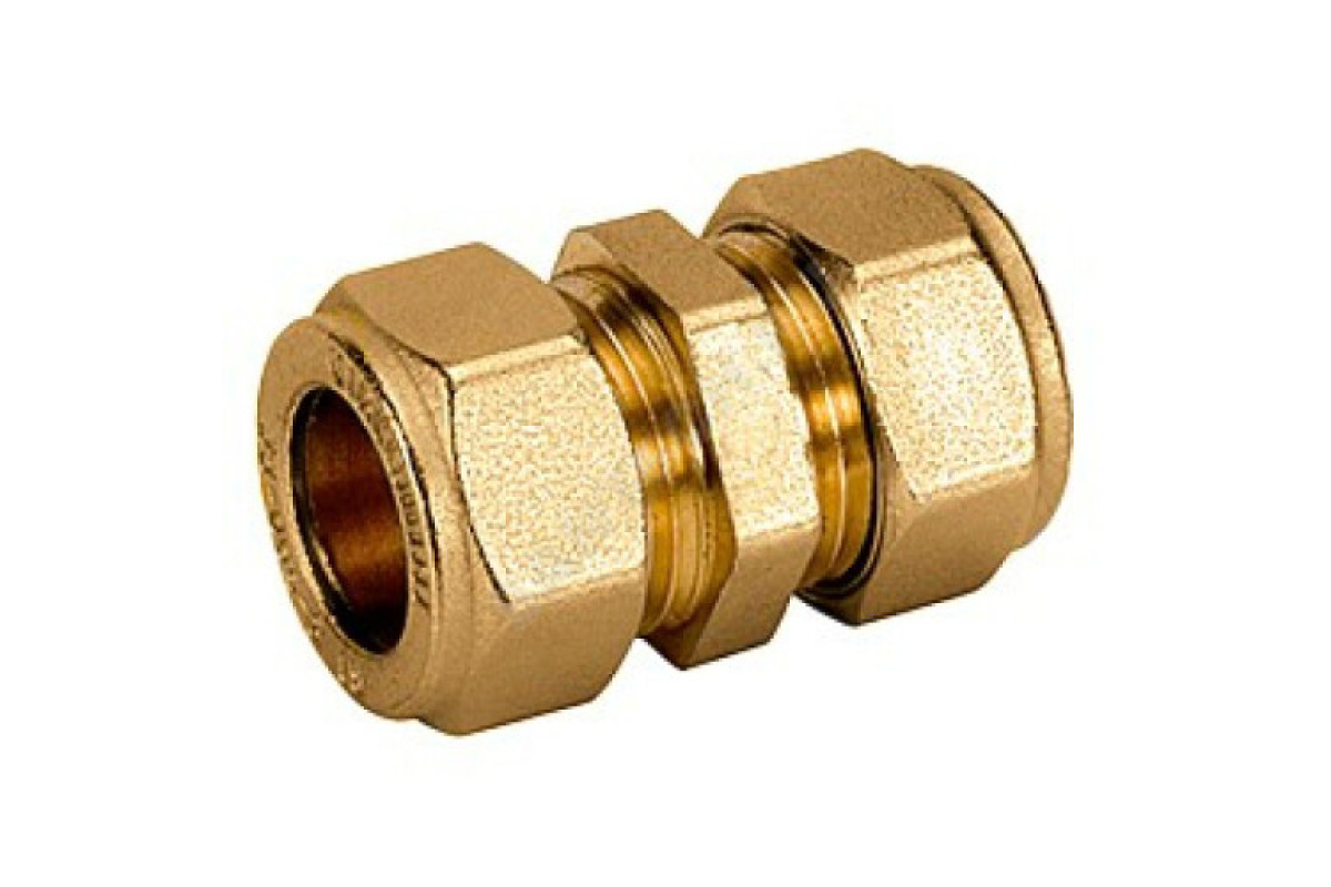 Муфта латунь Дн 15 обжим 310 Giacomini 310Y004 