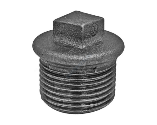 Заглушка чугун Ду 32 (1 1/4") НР Fittex PLUS