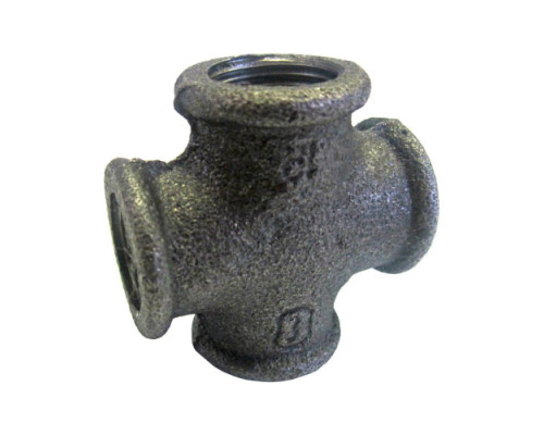 Крест прямой чугун Ду 50 (2") ВР/ВР Fittex 