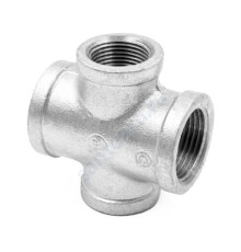 Крест прямой чугун оц Ду 40 (1 1/2") ВР/ВР Fittex PLUS