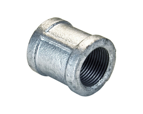 Муфта прямая чугун оц Ду 20 (3/4") ВР Fittex PLUS